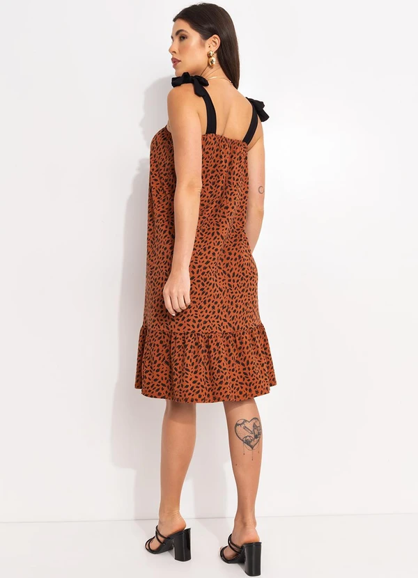 Quintess - Vestido Pinceladas em Malha de Viscose 4