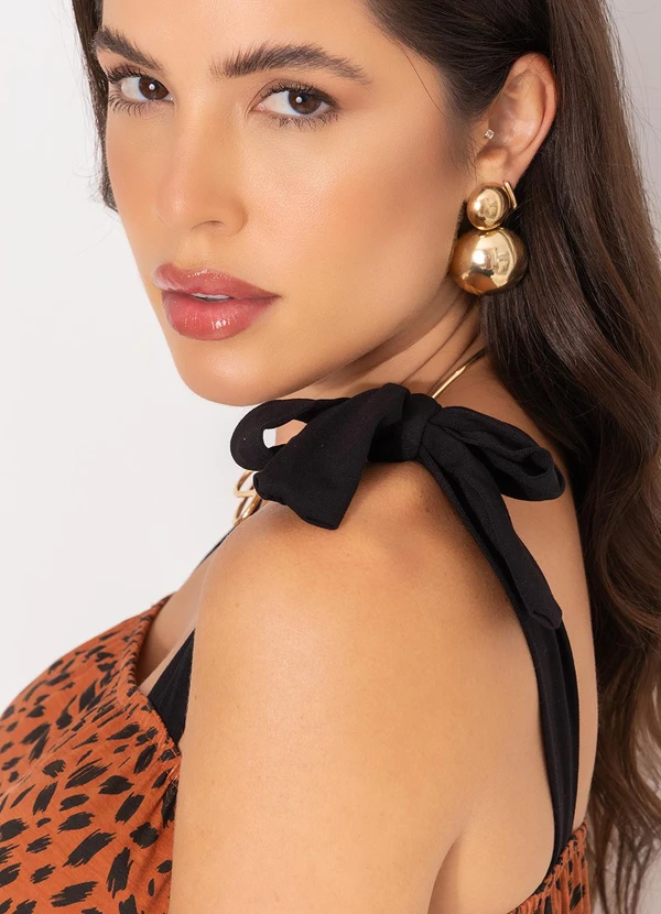 Quintess - Vestido Pinceladas em Malha de Viscose 7