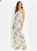 Vestido Selva Colorida em Malha Texturizada