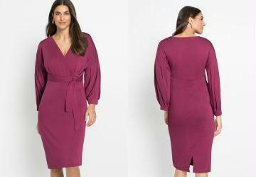 Vestido Bord em Malha de Viscose