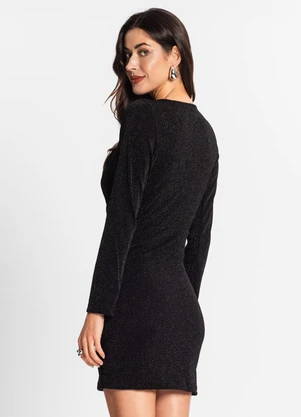 Endless - Vestido Feminino Manga Longa Preto - ENDLESS