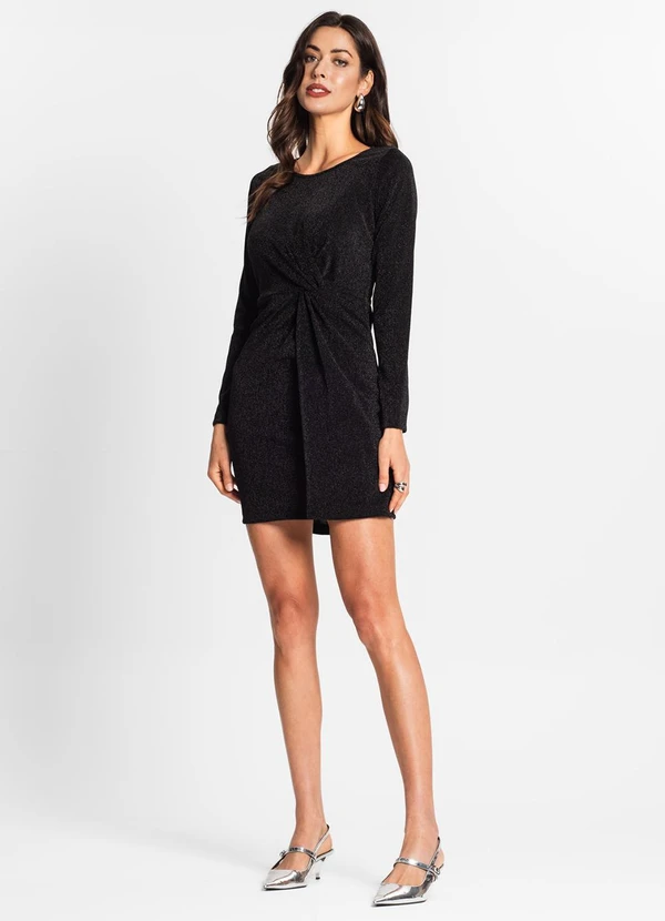 Endless - Vestido Feminino Manga Longa Preto 3