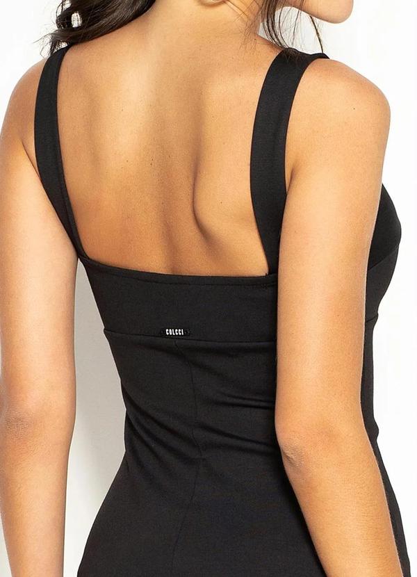 Colcci - Vestido Preto Midi Tubinho 5