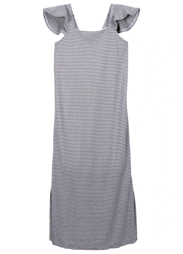 Marialícia - Vestido Feminino Adulto Azul 2