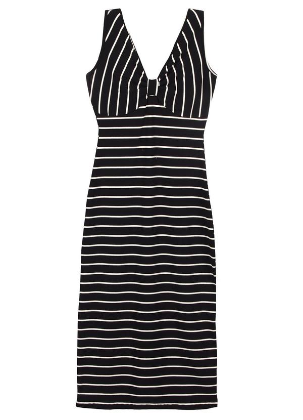 Marialícia - Vestido Feminino Adulto Preto