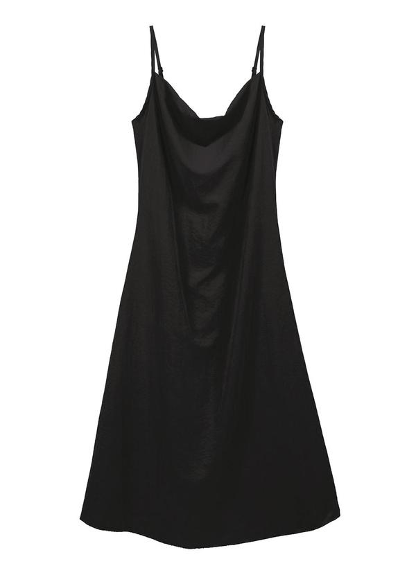 Marialícia - Vestido Feminino Adulto Preto