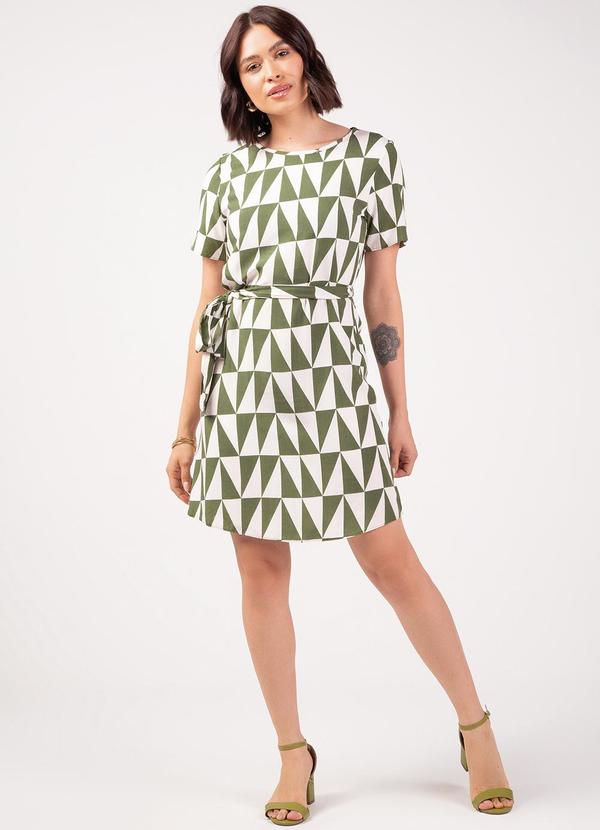 Marialícia - Vestido Feminino Adulto Verde