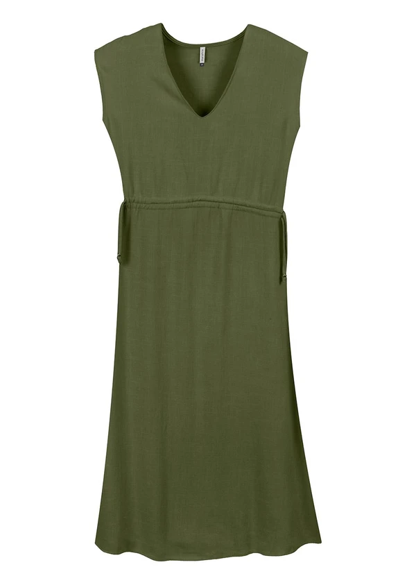 Marialícia - Vestido Feminino Adulto Verde 3