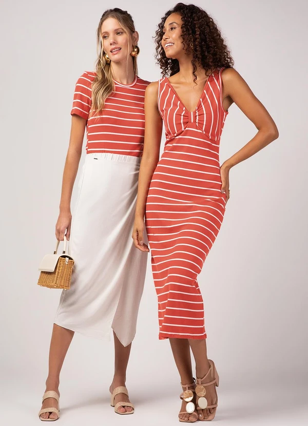 Marialícia - Vestido Feminino Adulto Vermelho 2