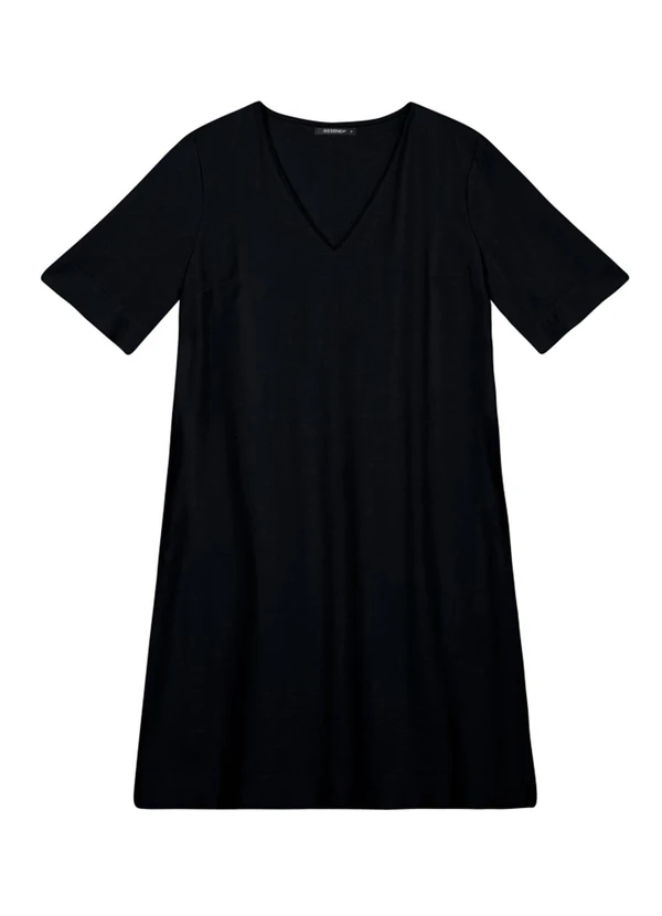 Essendi - Vestido Feminino em Alfaiataria Preto 2