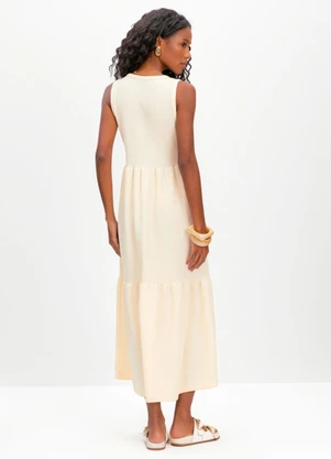Essendi - Vestido Feminino em Ribana Natural - ESSENDI