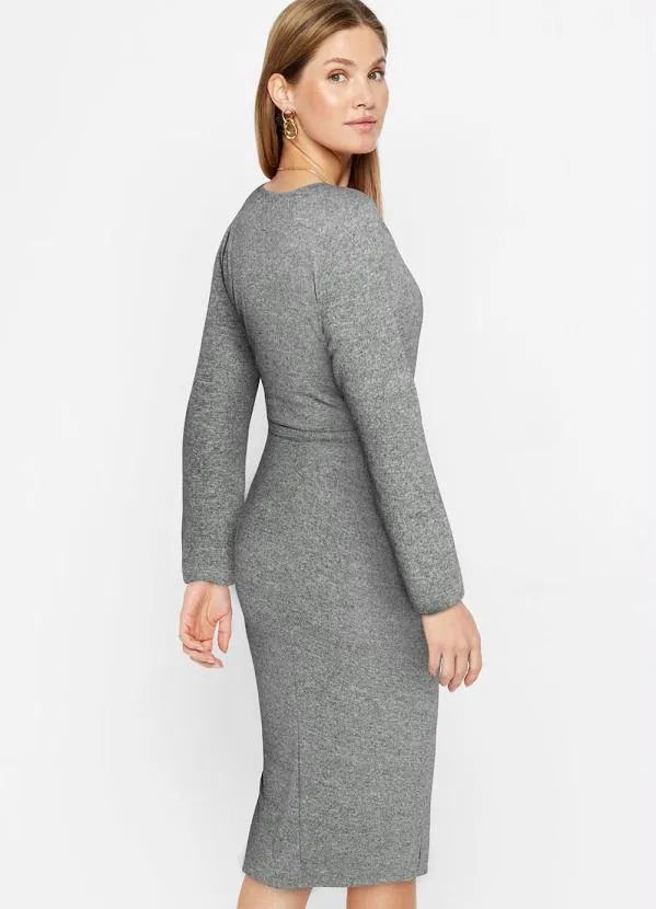 bonprix - Vestido Mescla Escuro em Malha de Lanzinha 2