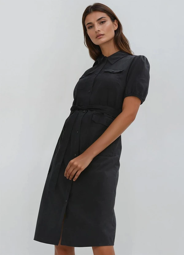 bonprix - Vestido Preto em Jeans