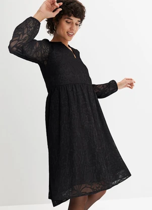 bonprix - Vestido Preto em Renda - BONPRIX