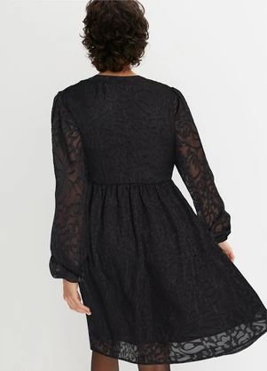 bonprix - Vestido Preto em Renda - BONPRIX