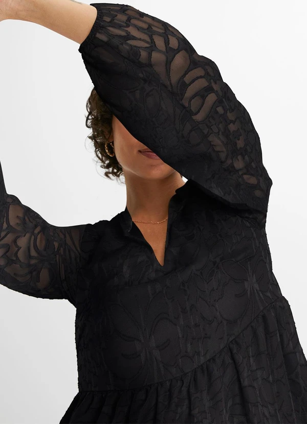 bonprix - Vestido Preto em Renda 3