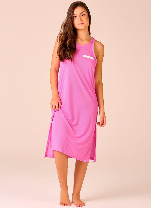 Merengue - Camisola Saida Praia Midi Rosa