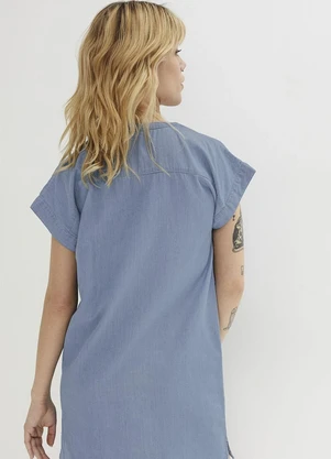 bonprix - Vestido Azul Claro em Jeans - BONPRIX