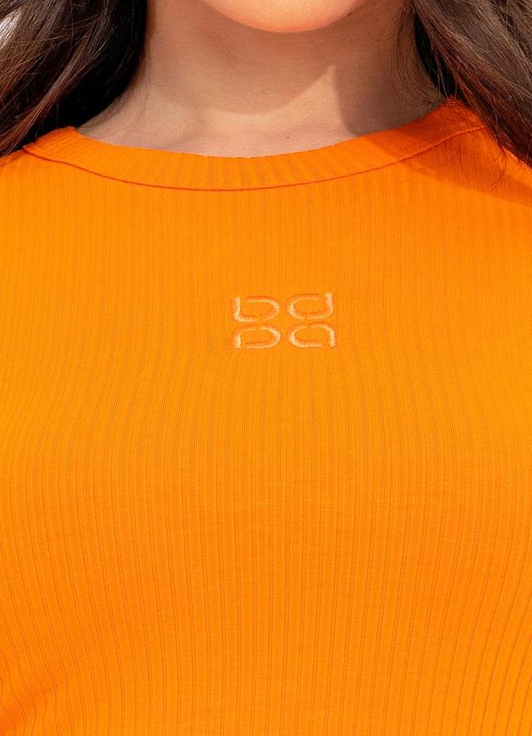 Colcci Jeans - Vestido Canelado Cj Laranja 2