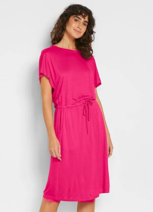 Queima Estoque - Vestido com Amarração Pink