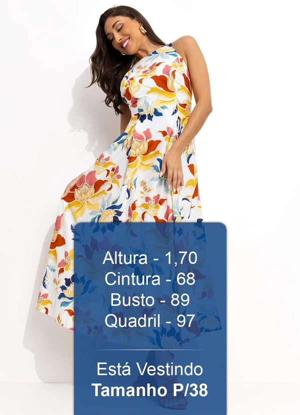 Farm - Vestido Cropped Floral Majestoso Off White 5