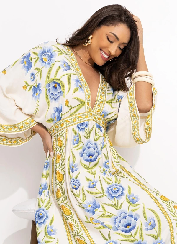 Farm - Vestido Cropped Manga Puglia Off White 7