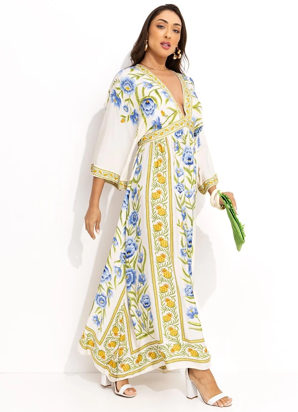 Farm - Vestido Cropped Manga Puglia Off White 9