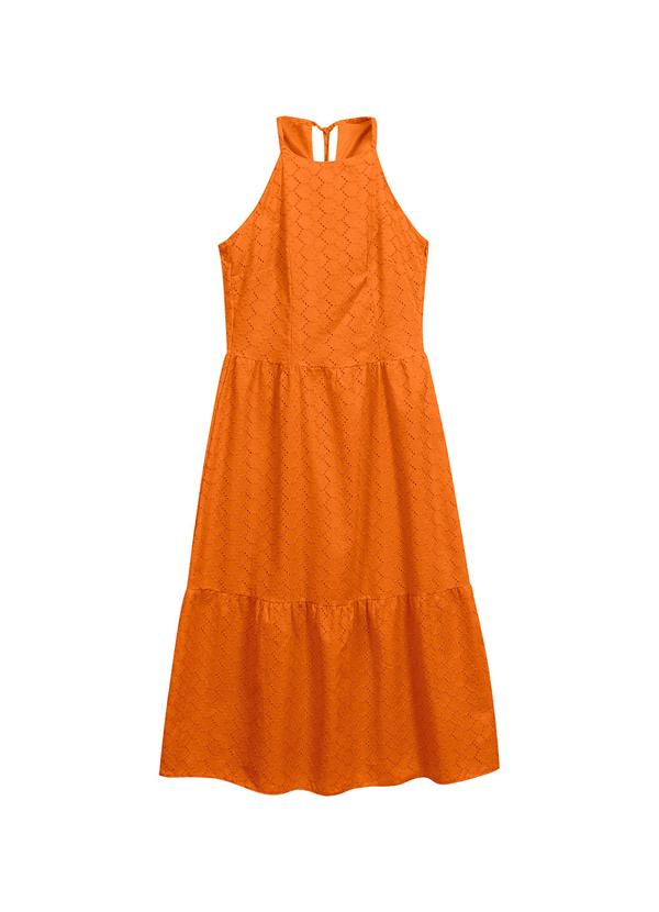Marialícia - Vestido Midi Feminino de Laise Laranja