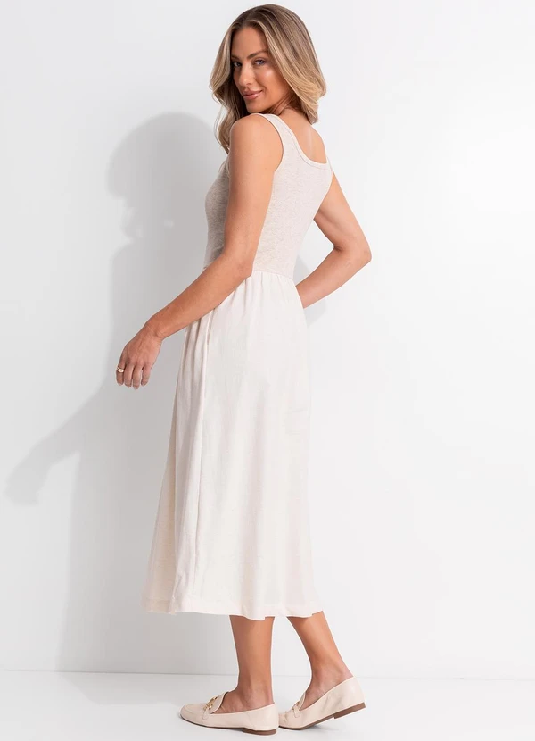 Quintess - Vestido Natural em Linho 3