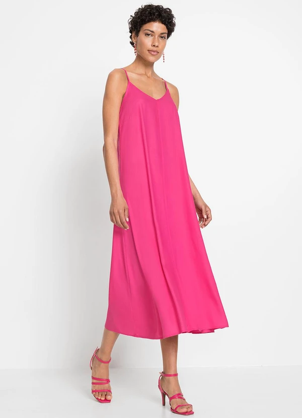 bonprix - Vestido Pink em Viscose Plana 2