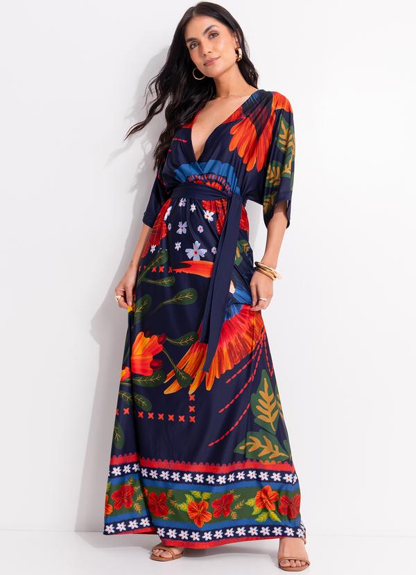 Vestido (Encanto Tropical) em Malha Fria