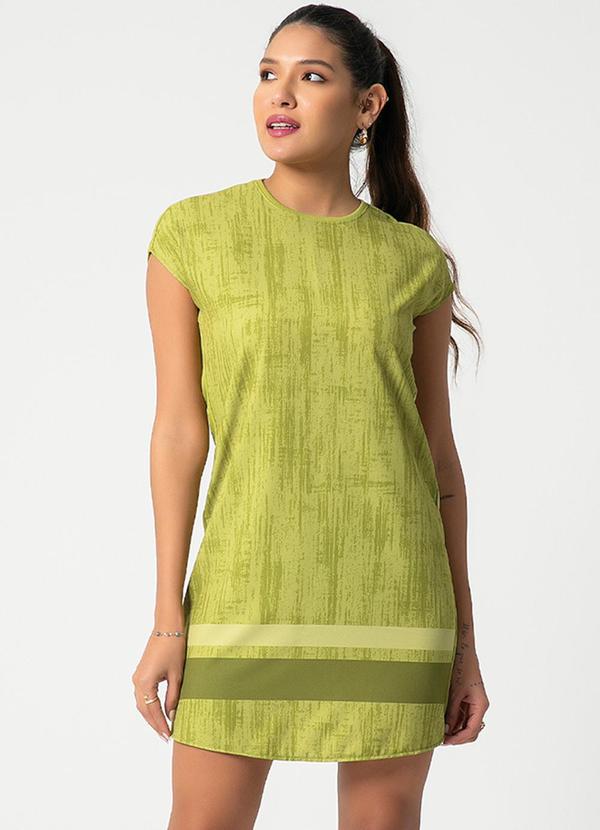Habana - Vestido Estiloso em Tecido Crepe Verde