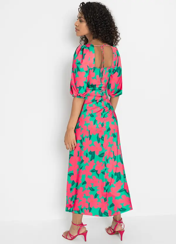 bonprix - Vestido Floral Grande em Malha Fria 2