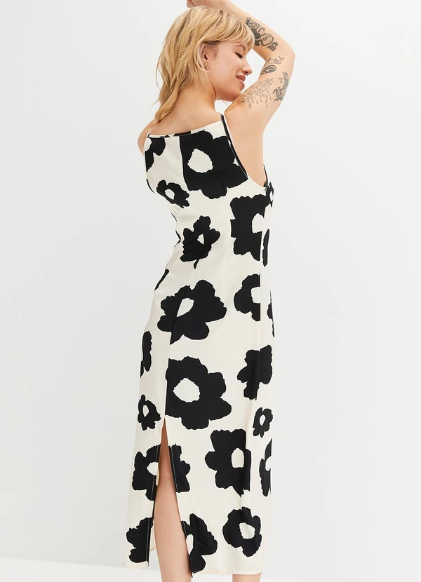 bonprix - Vestido Floral Margarida em Neoprene 4