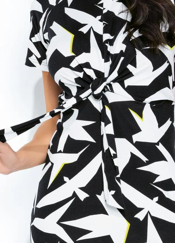 Rovitex - Vestido Pássaros com Manga Curta Rovitex 3