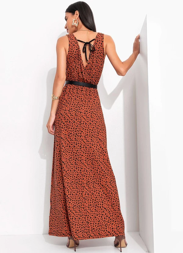 Quintess - Vestido Pinceladas em Malha de Viscose 5