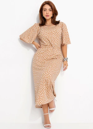 Quintess - Vestido Poá Pincelado - QUINTESS