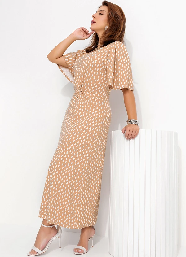 Quintess - Vestido Poá Pincelado 3