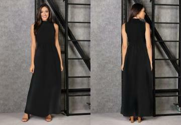 Vestido Preto em Malha