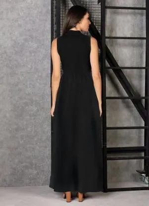 Moda Pop - Vestido Preto em Malha - MODA POP