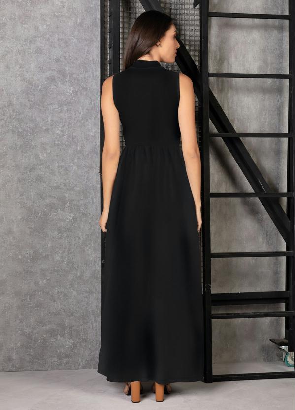 Moda Pop - Vestido Preto em Malha 2