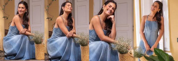 Vestido Azul Claro em Jeans