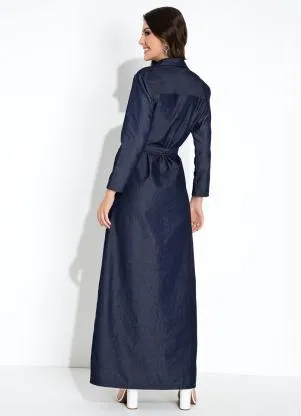 Rosalie - Chemise Azul com Botões - ROSALIE