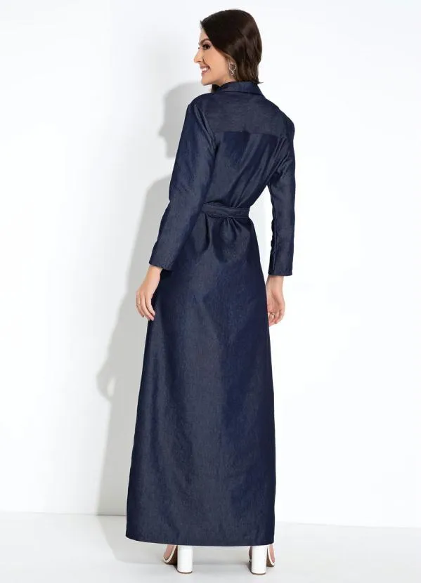 Rosalie - Chemise Azul com Botões 2