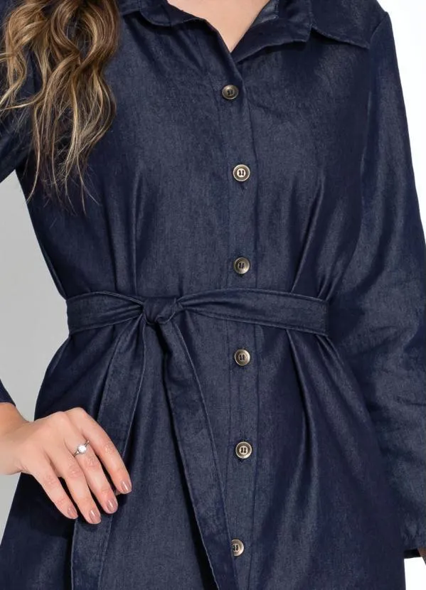 Rosalie - Chemise Azul com Botões 3