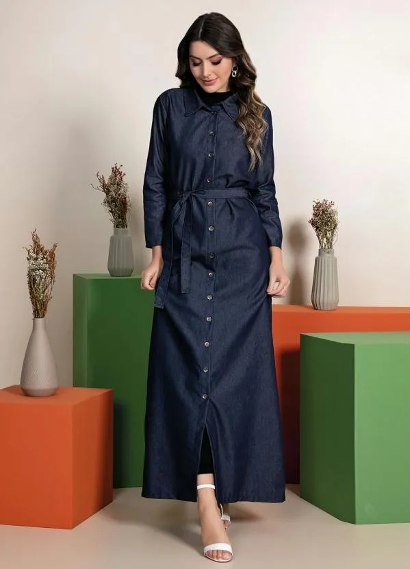 Rosalie - Chemise Azul com Botões 4