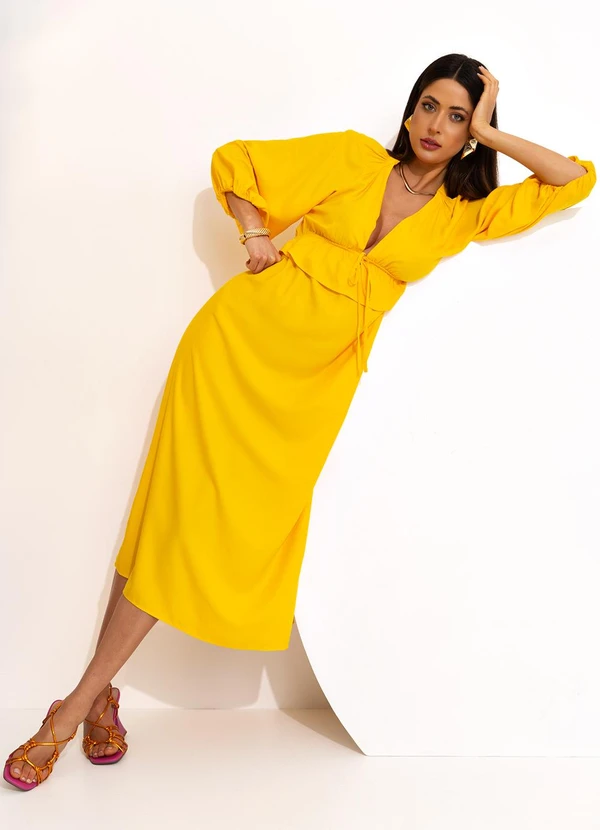 Colcci - Vestido Amarelo 4