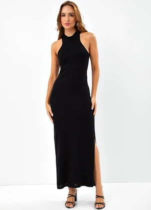 John John - Vestido Any Preto - JOHN JOHN