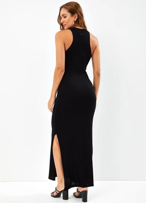 John John - Vestido Any Preto - JOHN JOHN