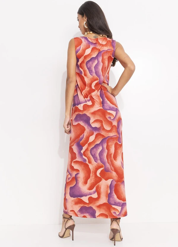 Quintess - Vestido Aquarela em Malha Fria 2